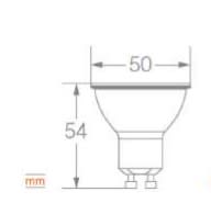 AMPOLLETA GU10 FRIA2