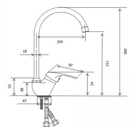 MONOMANDO LAVAPLATOS STANDAR HOFFENS4