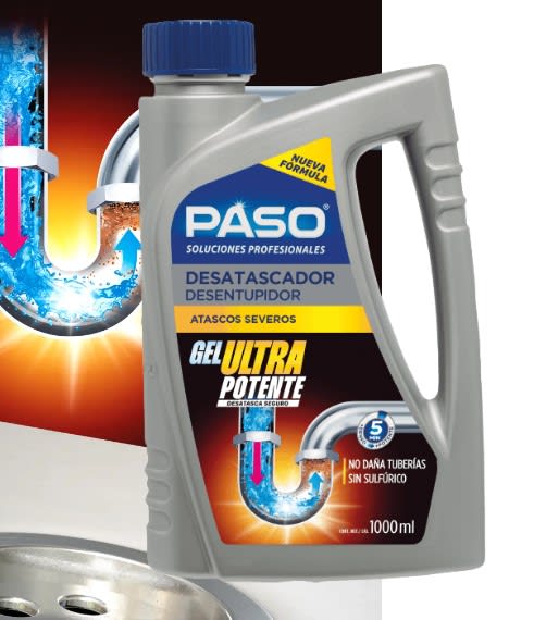 DESTAPADOR DE CAÑERIAS GEL PASO1