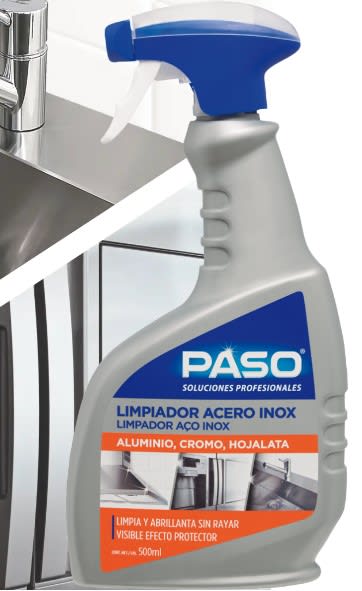 LIMPIADOR ACERO INOXIDABLE PASO1