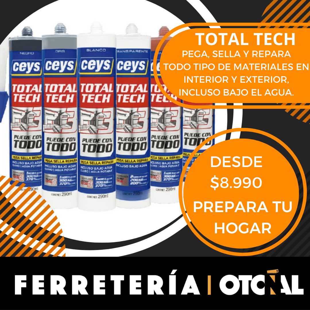 SILICONA Y SELLADOR TOTAL TECH CEYS BLANCO5