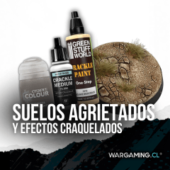 Suelos agrietados y efectos craquelados