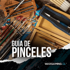 Guía de pinceles para pintar miniaturas