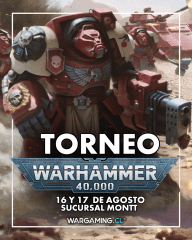 Bases torneo Warhammer 40k 16 y 17 de Agosto
