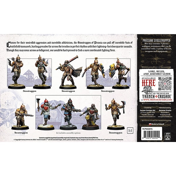 TRENCH CRUSADE: PRUSSIAN STOSSTRUPPEN | Wargaming.cl