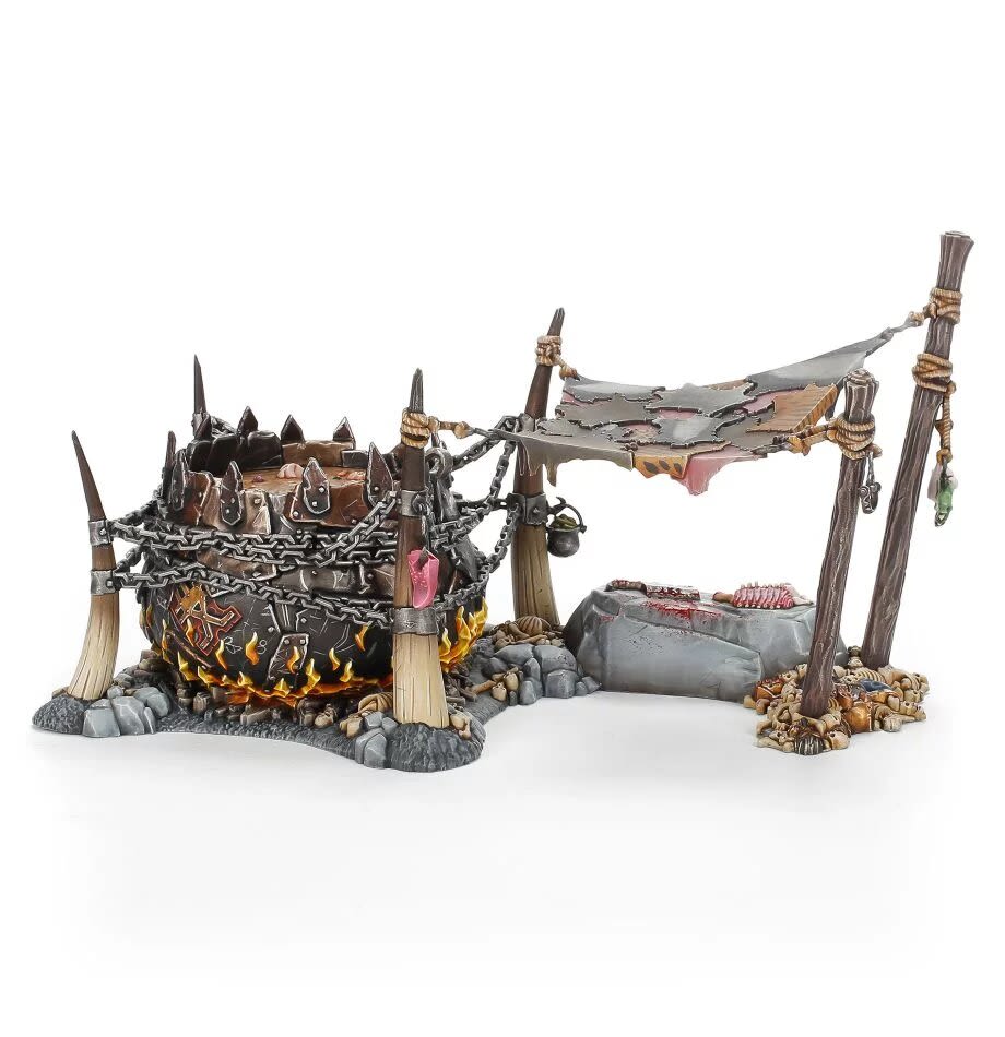 Ogor Mawtribes Great Mawpot Terrain Piece - Warhammer Age Of Sigmar Miniature