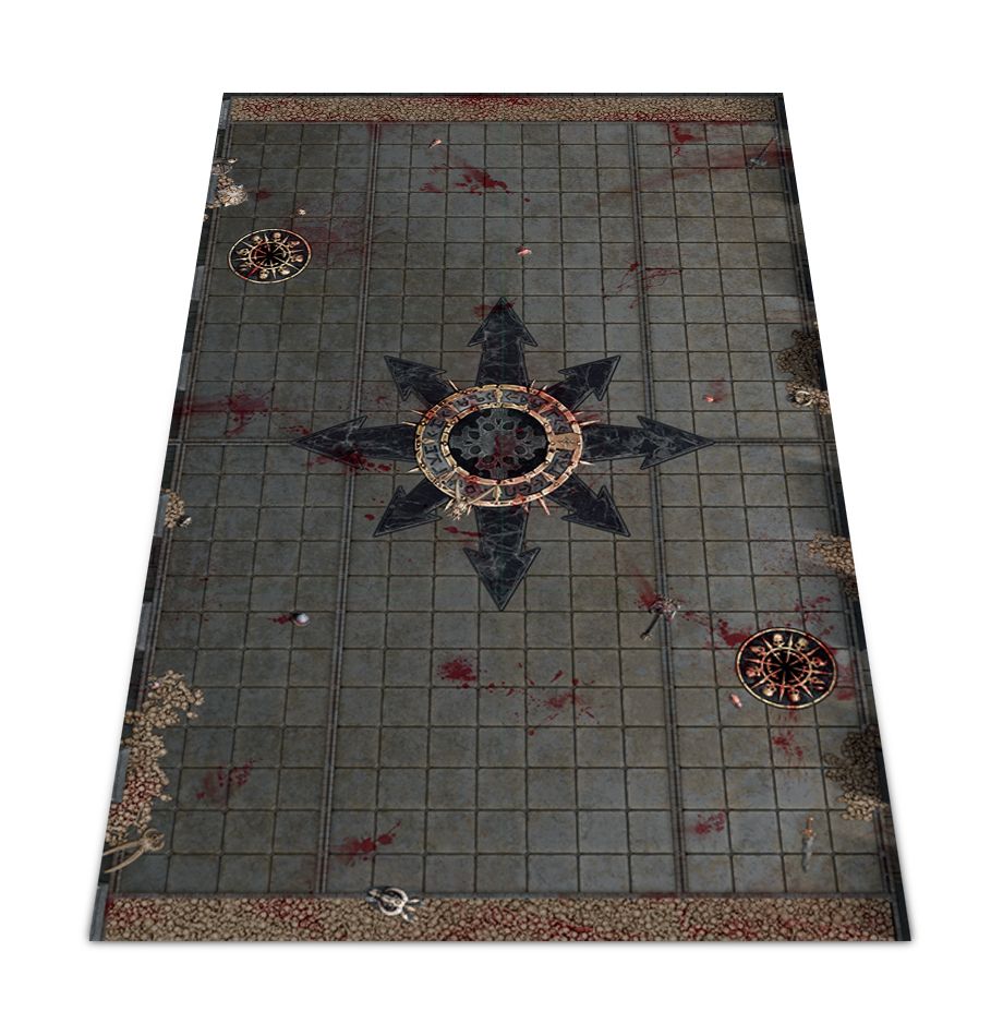 ウォーハンマー BLOOD BOWL CHAOS PITCH BLOOD BOWL : CHAOS PITCH & DUGOUTS | Wargaming.cl