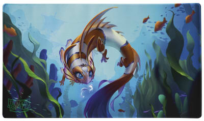 DRAGON SHIELD: PLAYMAT W/ TUBE- THE CINDERFIN ART, LIMITED EDITION