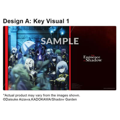 PLAYMAT: BUSHI SUPPLIES RUBBER PLAYMAT- THE EMINENCE IN SHADOW- KEY VISUAL 1