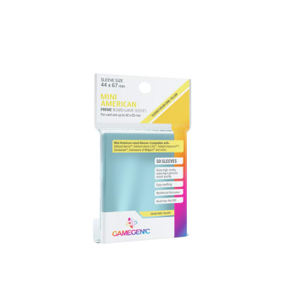 GG BGG SLEEVES PRIME MINI AMERICAN-SIZED SLEEVES (50)