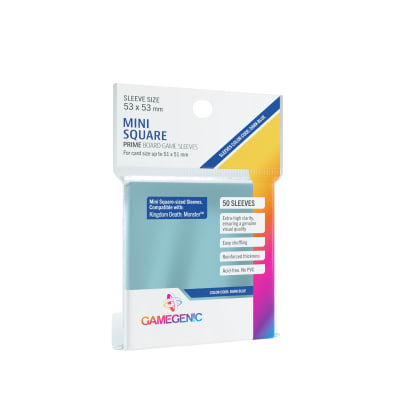 GG BGG SLEEVES PRIME MINI SQUARE-SIZED SLEEVES (50)