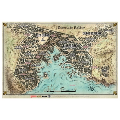 DUNGEONS & DRAGONS: MAPA DE PUERTA DE BALDUR