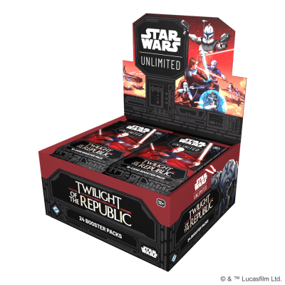 STAR WARS UNLIMITED - TWILIGHT OF THE REPUBLIC BOOSTER DISPLAY INGLÉS