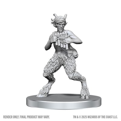 D&D NOLZURS MARVELOUS MINIATURES: UNPAINTED MINIS- WAVE 28- SATYR & DRYAD
