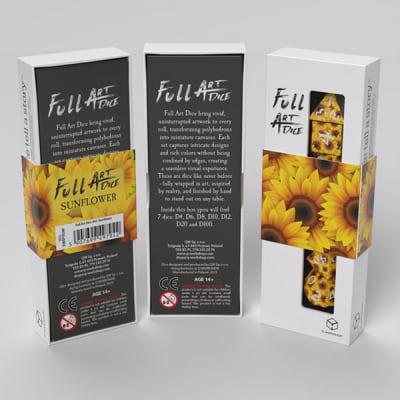 7-DIE SET FULL ART: SUNFLOWER
