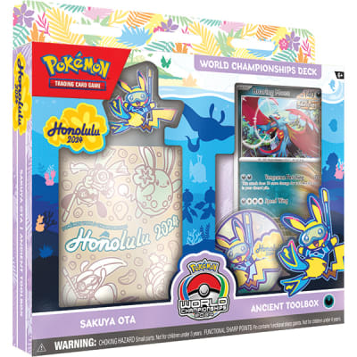 POKEMON TCG: 2024 WORLD CHAMPIONSHIP DECK DISPLAY - SAKUYA OTA - ANCIENT TOOLBOX