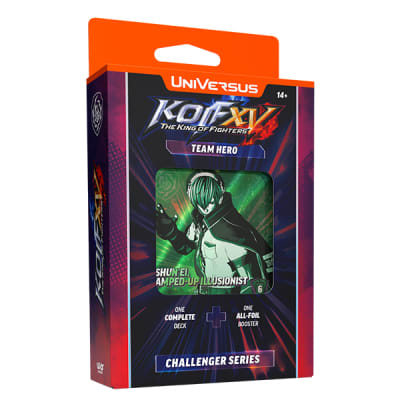UNIVERSUS CCG: CHALLENGER SERIES DISPLAY- THE KING OF FIGHTERS XV - TEAM HERO