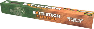 BATTLETECH: BATTLE MAT- FIELDTECH- ALPHA STRIKE- GRASSLANDS-DESERT