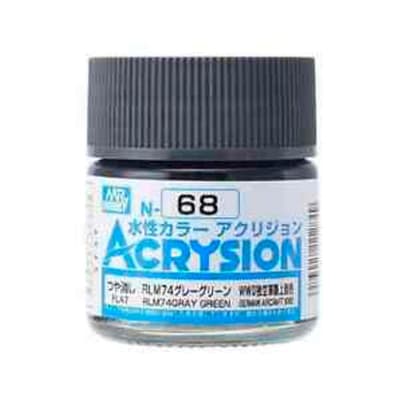 N68 ACRYSION COLOR RLM74 GRAY GREEN