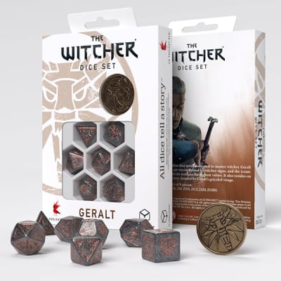 THE WITCHER DICE SET GERALT PRICE OF NEUTRALITY