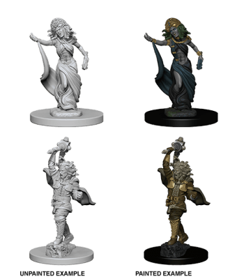 D&D NOLZUR'S MARVELOUS UNPAINTED MINIS MEDUSAS