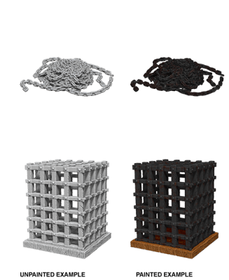 WIZKIDS DEEP CUTS MINIATURES CAGE & CHAINS