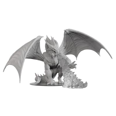 D&D NOLZURS MARVELOUS MINIATURES: UNPAINTED MINIS- GARGANTUAN BAHAMUT