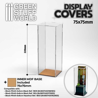 VITRINA MODELISMO 75X75MM