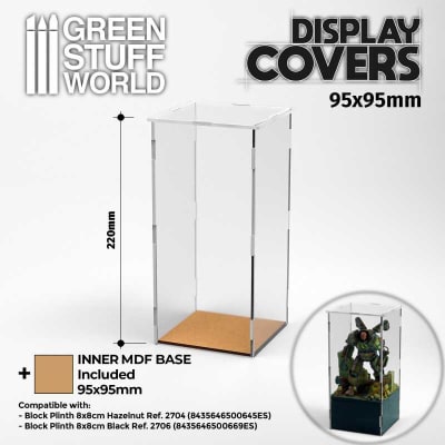 VITRINA MODELISMO 95X95MM