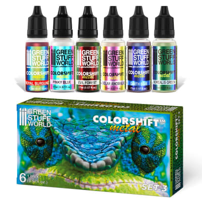 SET PINTURA - PAINT SET - COLORSHIFT CHAMALEON 3