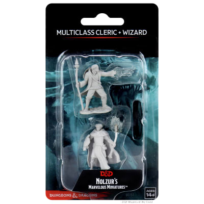 D&D NOLZUR'S MARVELOUS MINIATURES: MULTICLASS CLERIC + WIZARD MALE