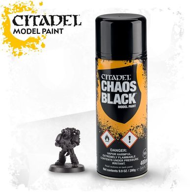 CITADEL SPRAY: CHAOS BLACK (400 ML)