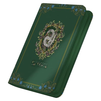 PORTFOLIO: 8-POCKET ZIPFOLIO 160+ XENOSKIN- HARRY POTTER- 4 HOUSES- SLYTHERIN