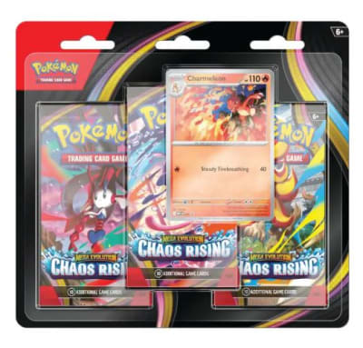 POKEMON TCG: MEGA EVOLUTION 04 CHAOS RISING- 3-BOOSTER BLISTER