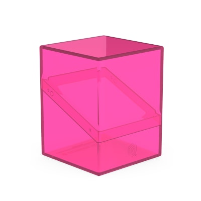 DECK CASE: BOULDER 100+ STANDARD SIZE- CLEAR RHODONITE