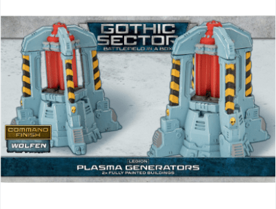 BATTLEFIELD IN A BOX: GOTHIC SECTOR- LEGION PLASMA GENERATORS ALTERNATE PAINT SCHEME (X2), 30MM SCA