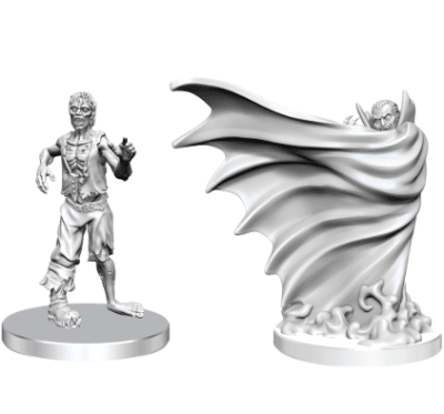 D&D NOLZUR'S MARVELOUS MINIATURES: UNPAINTED MINIS- WAVE 28- CLASSIC VAMPIRE & CLASSIC ZOMBIE