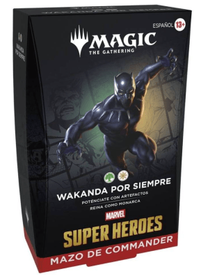 MTG: SPANISH UNIVERSES BEYOND- MARVEL SUPER HEROES COMMANDER - WAKANDA FOREVER