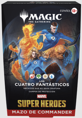 MTG: SPANISH UNIVERSES BEYOND- MARVEL SUPER HEROES COMMANDER - THE FANTASTIC FOUR