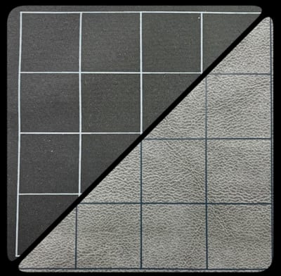 Megamat 1 Square- Reversible Black-Grey (34.5 x 48)