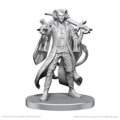CRITICAL ROLE UNPAINTED MINIATURES: WAVE 26- MOLLYMAUK TEALEAF & CADUCEUS CLAY