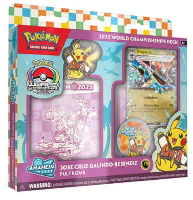 POKEMON TCG: 2025 WORLD CHAMPIONSHIP DECK - JOSE CRUZ GALINDO RESENDIZ (USA)
