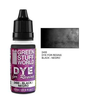 DYE FOR RESINS - BLACK-NEGRO 15ML