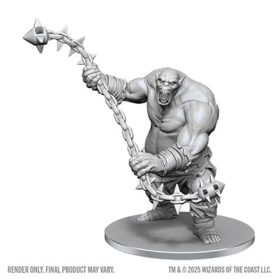 D&D NOLZURS MARVELOUS MINIATURES: UNPAINTED MINIS- WAVE 28- OGRE CHAIN BRUTE