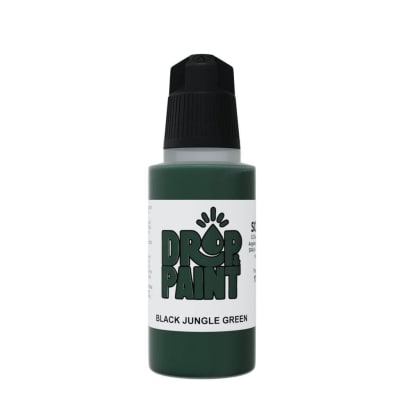 DROP & PAINT - BLACK JUNGLE GREEN