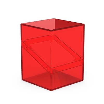 DECK CASE: BOULDER 100+ STANDARD SIZE- CLEAR RUBY