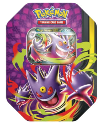 POKEMON TCG: MEGA MOONLIT TIN CASE - MEGA GENGAR