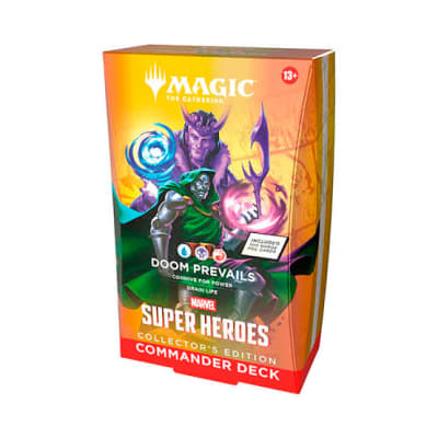 MTG: UNIVERSES BEYOND- MARVEL SUPER HEROES COMMANDER DECK, COLLECTOR - DOOM PREVAILS