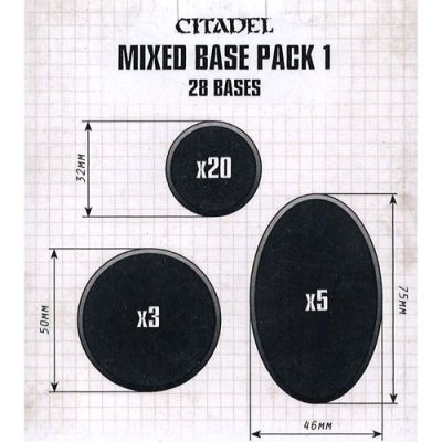 CITADEL MINIATURE BASES: MIXED BASE PACK 1