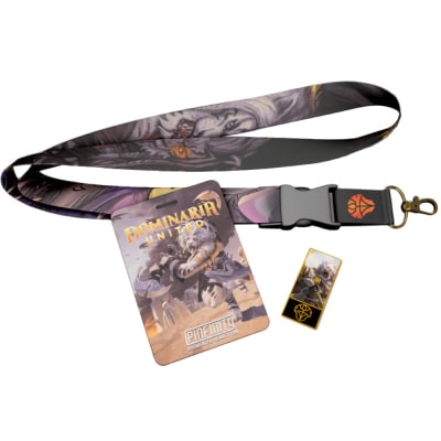 Pin MTG Dominaria United- Ajani, Limited Edition Lanyard & AR Pin Set